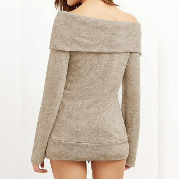 🎀Off Shoulder Knit T-Shirt - Picture 4 of 5